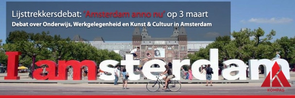 You are currently viewing Lijsttrekkersdebat: ‘Amsterdam anno nu’